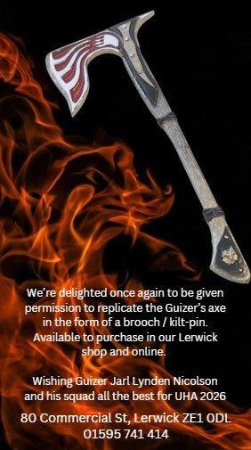 Up Helly Aa Axe Kilt Pin 2026