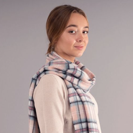 Princess Diana Memorial Tartan Cashmere Scarf