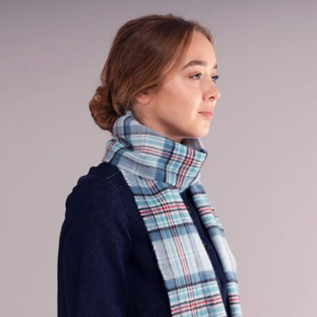 Princess Diana Memorial Tartan Lambswool Scarf