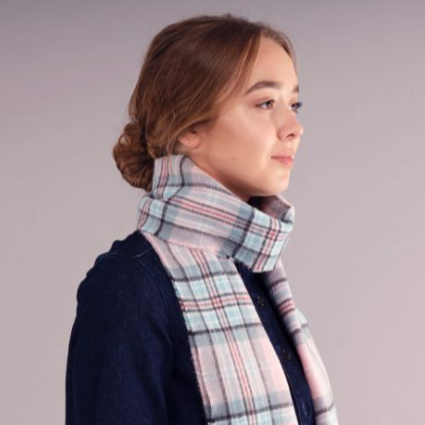 Princess Diana Memorial Tartan Lambswool Scarf