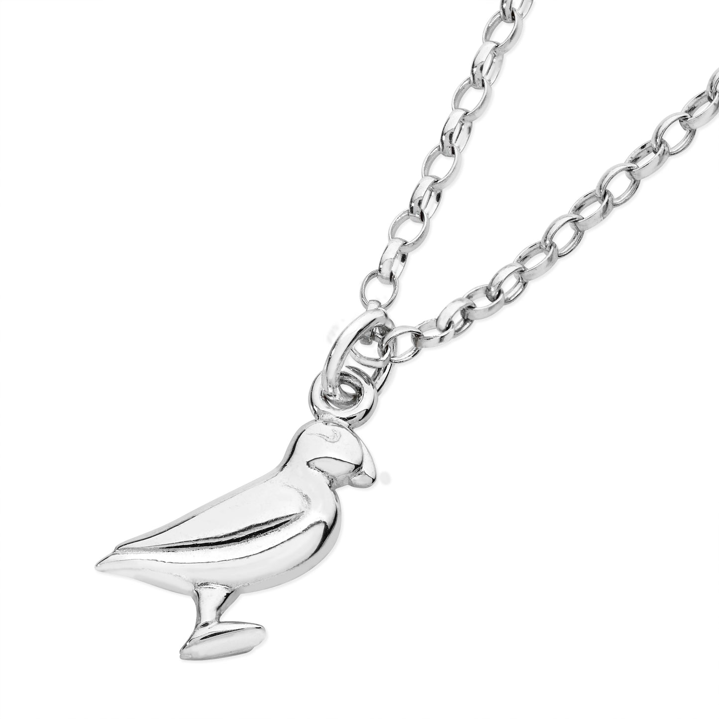 Puffin Pendant 12136 - Aurora Orkney Jewellery