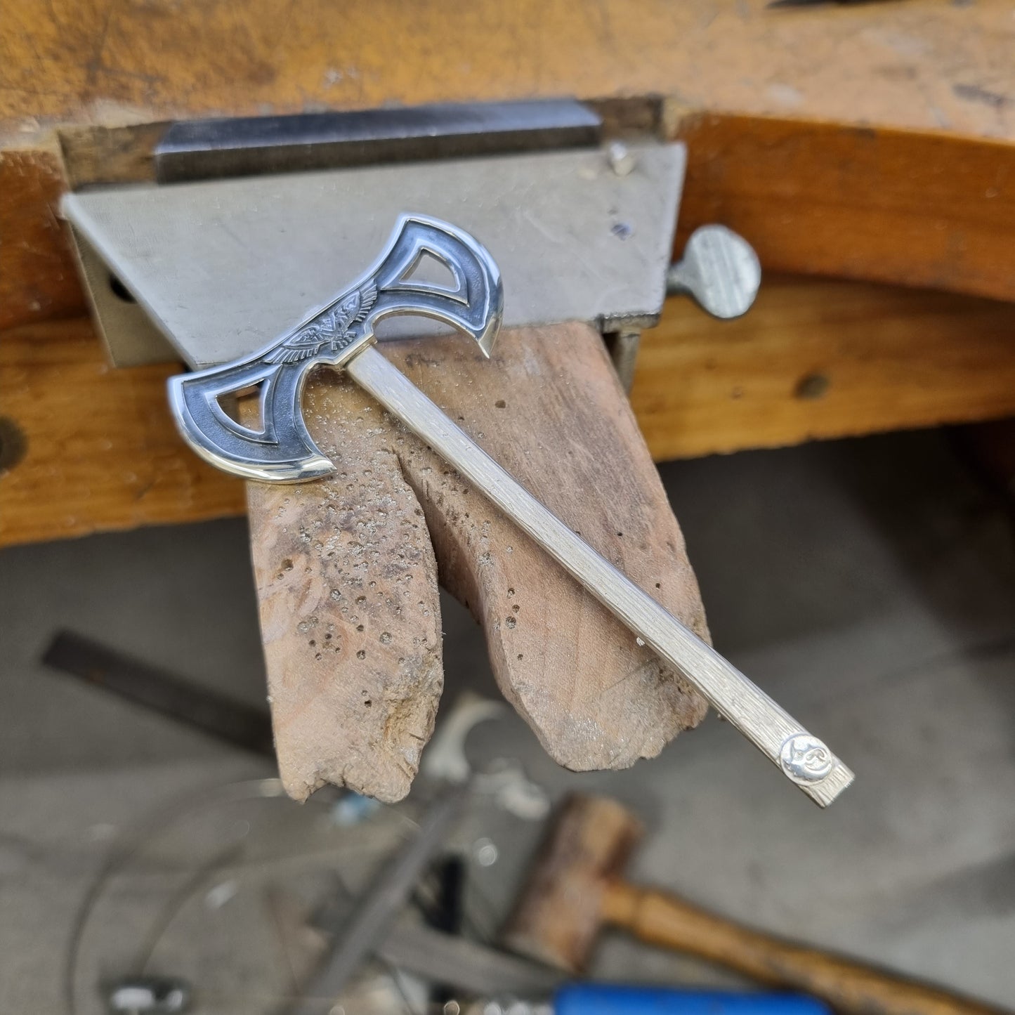 Up Helly Aa Axe Kilt Pin 2023