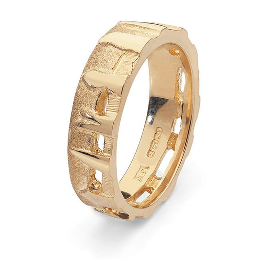 Celtic Wedding Ring - Ring of Brodgar Gold Ring - Aurora Orkney Jewellery, Orkney, Scotland