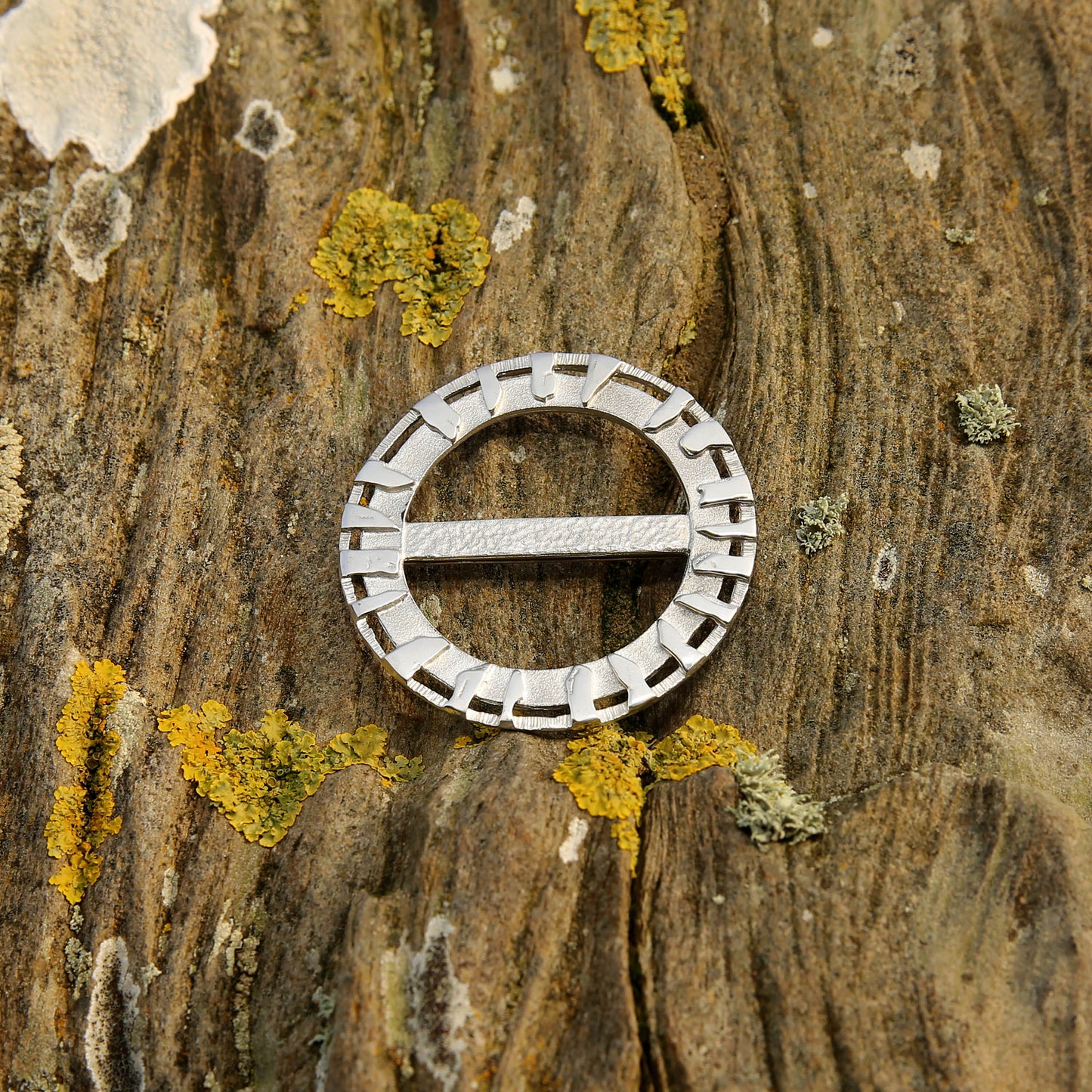 Ring of Brodgar Pewter Scarf Ring - Aurora Orkney Jewellery