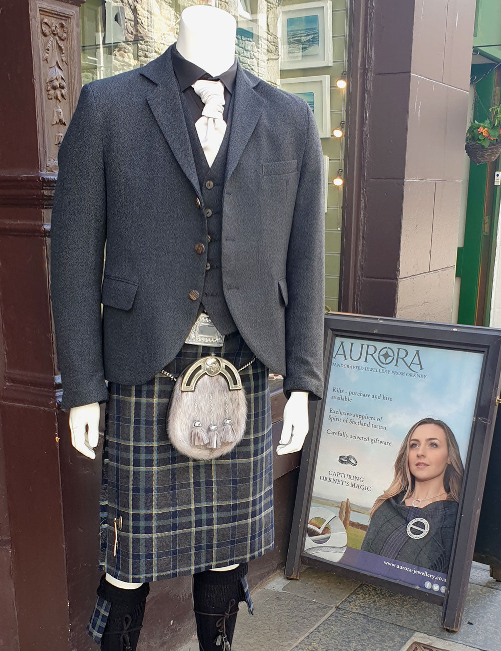 Spirit of Shetland Aurora Tartan Kilt