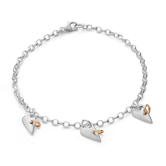Folk Heart Bracelet 19079 - Aurora Orkney Jewellery
