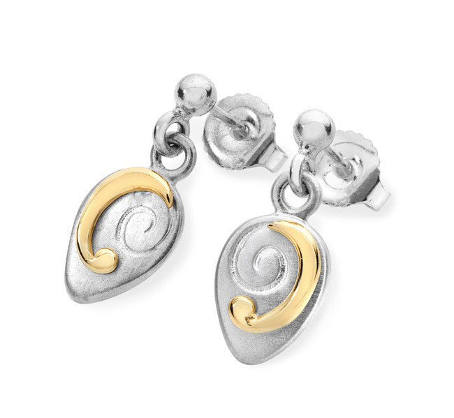 Lyradale Small Drop Earrings - Aurora Orkney Jewellery