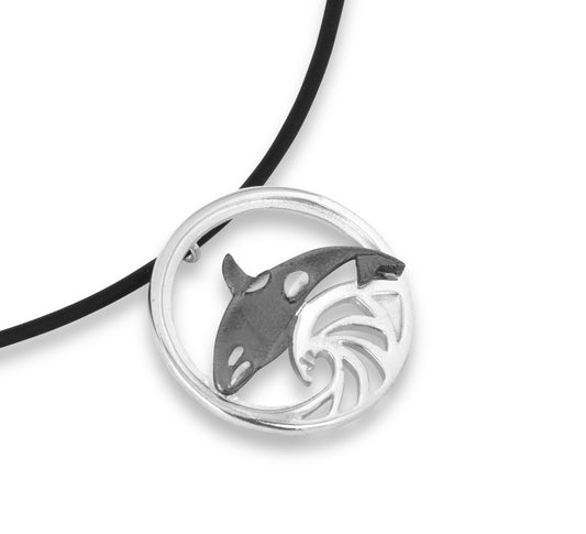 ORCA LEATHER PENDANT LARGE