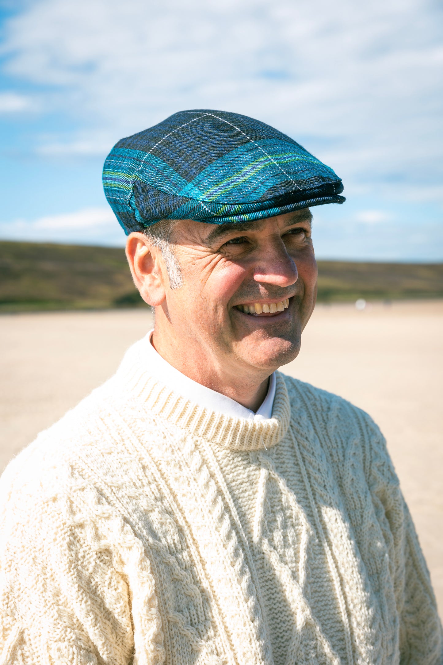Northern Lights Tartan Cap