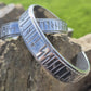 Runic Pewter Bangle Wide