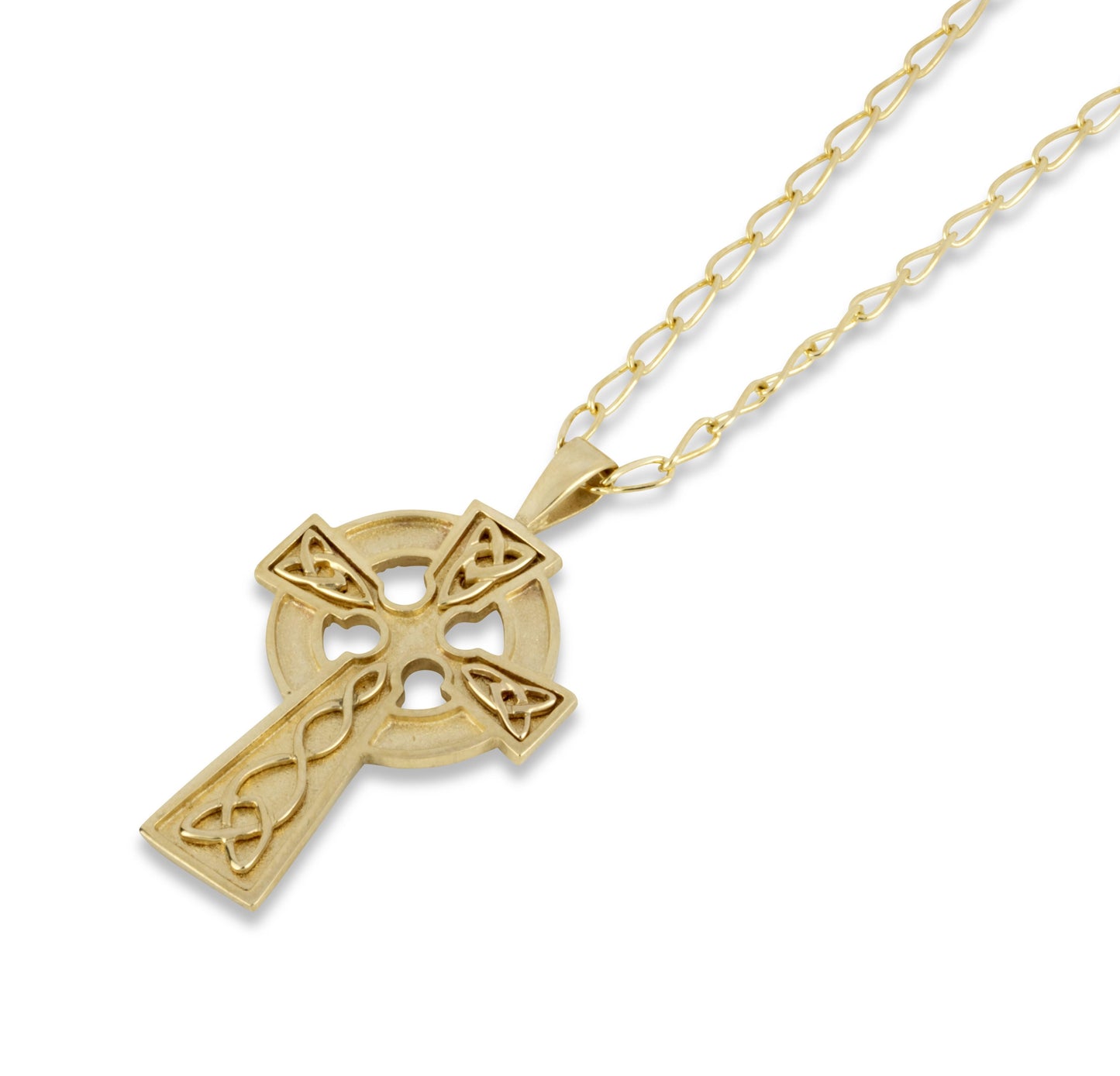 Celtic Cross Gold Pendant