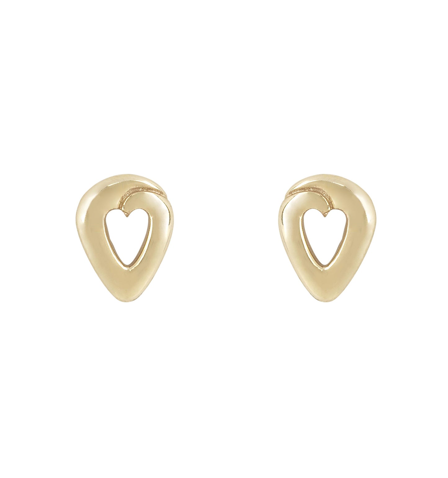 Amore Gold Stud Earring