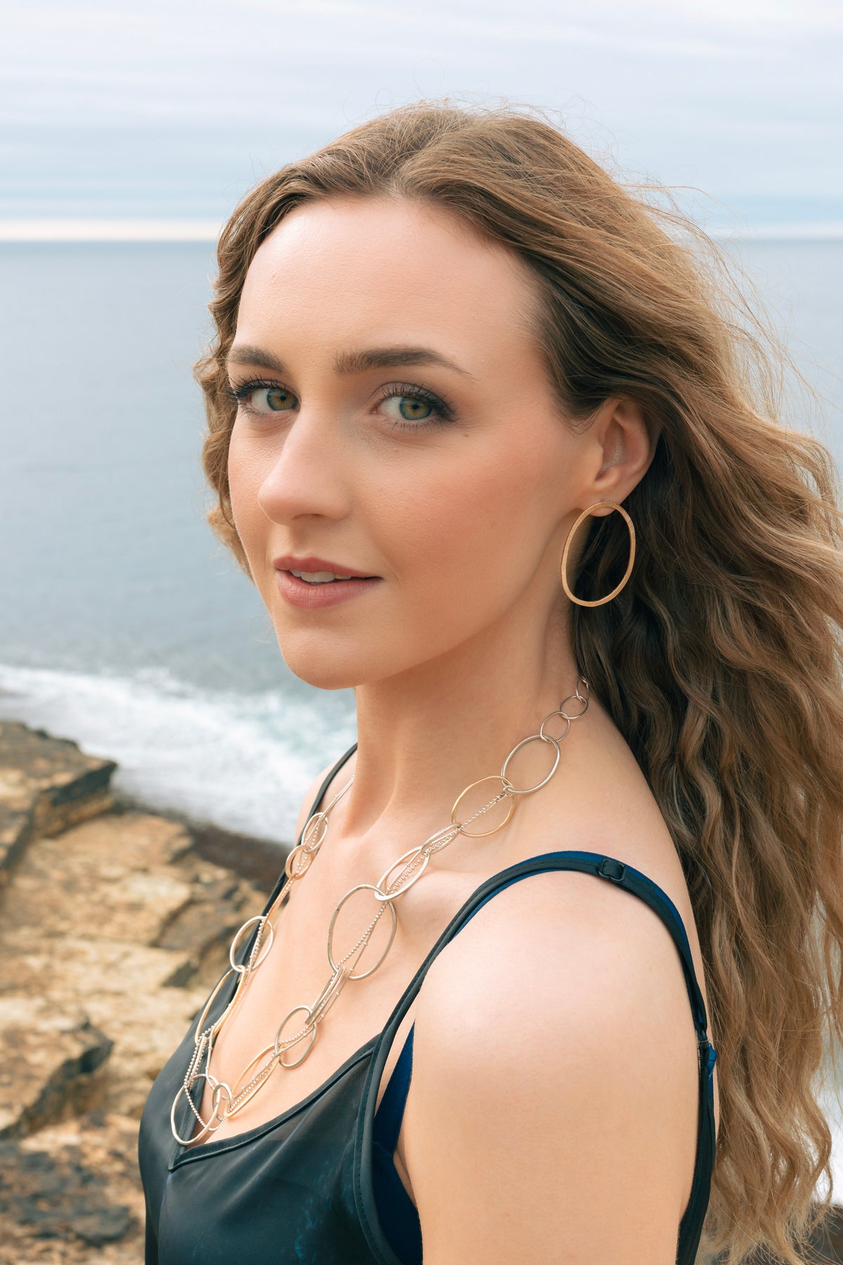 Fire Large Statement Earrings