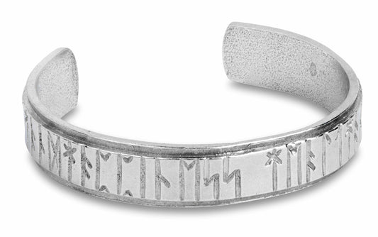 Runic Pewter Bangle Narrow