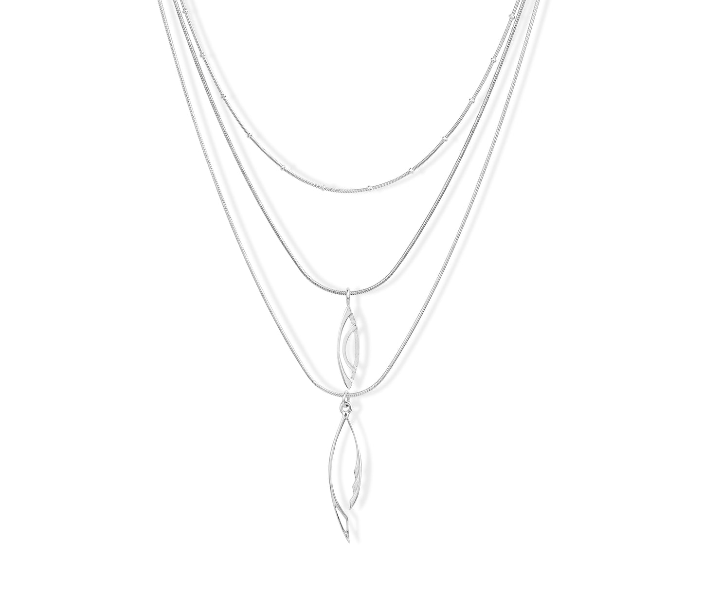 17164 Frosted Fern Neckpiece