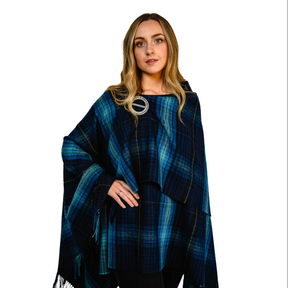 Northern Lights tartan serape