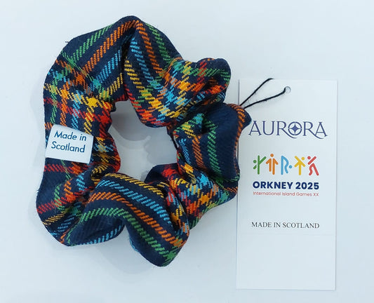 International Island Games Orkney 2025 - Tartan Scrunchie