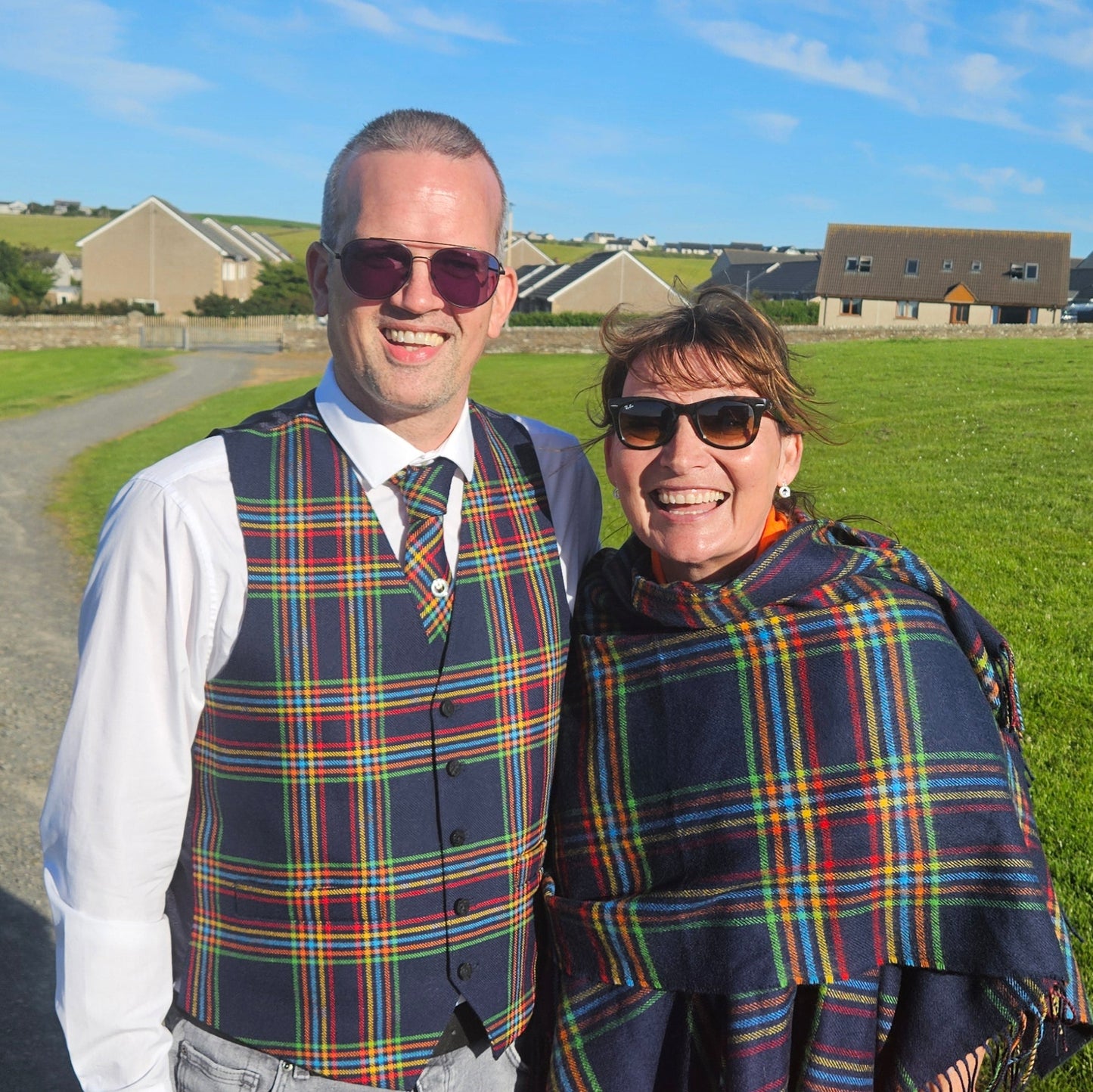 International Island Games Orkney 2025 Tartan Serape