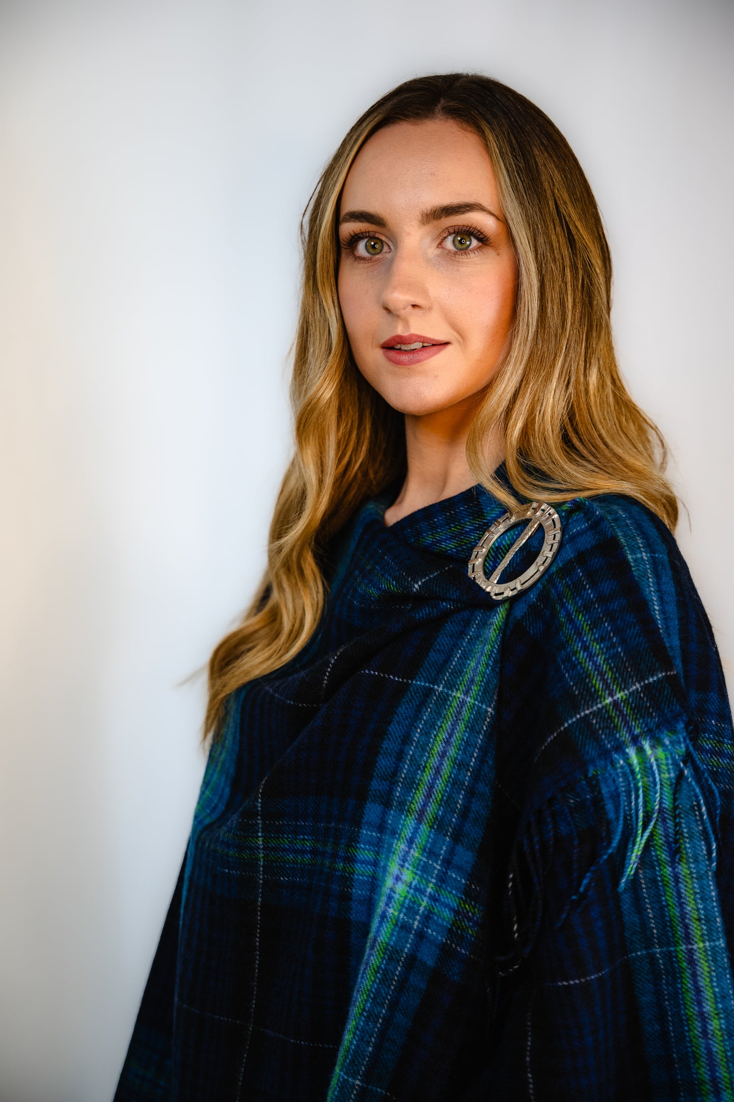 Northern Lights tartan serape