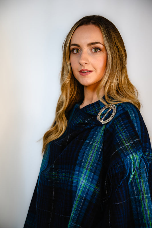 Northern Lights tartan serape