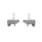 Highland Coo drop earring