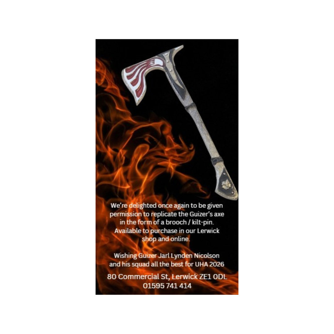 Up Helly Aa Axe Kilt Pin 2026