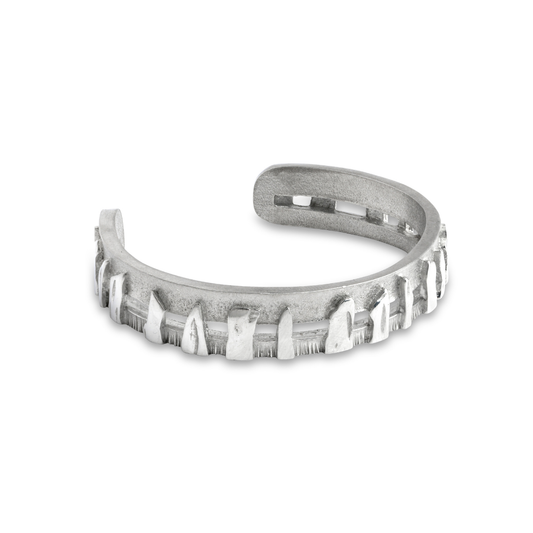 Ring of Brodgar Pewter Bangle Narrow