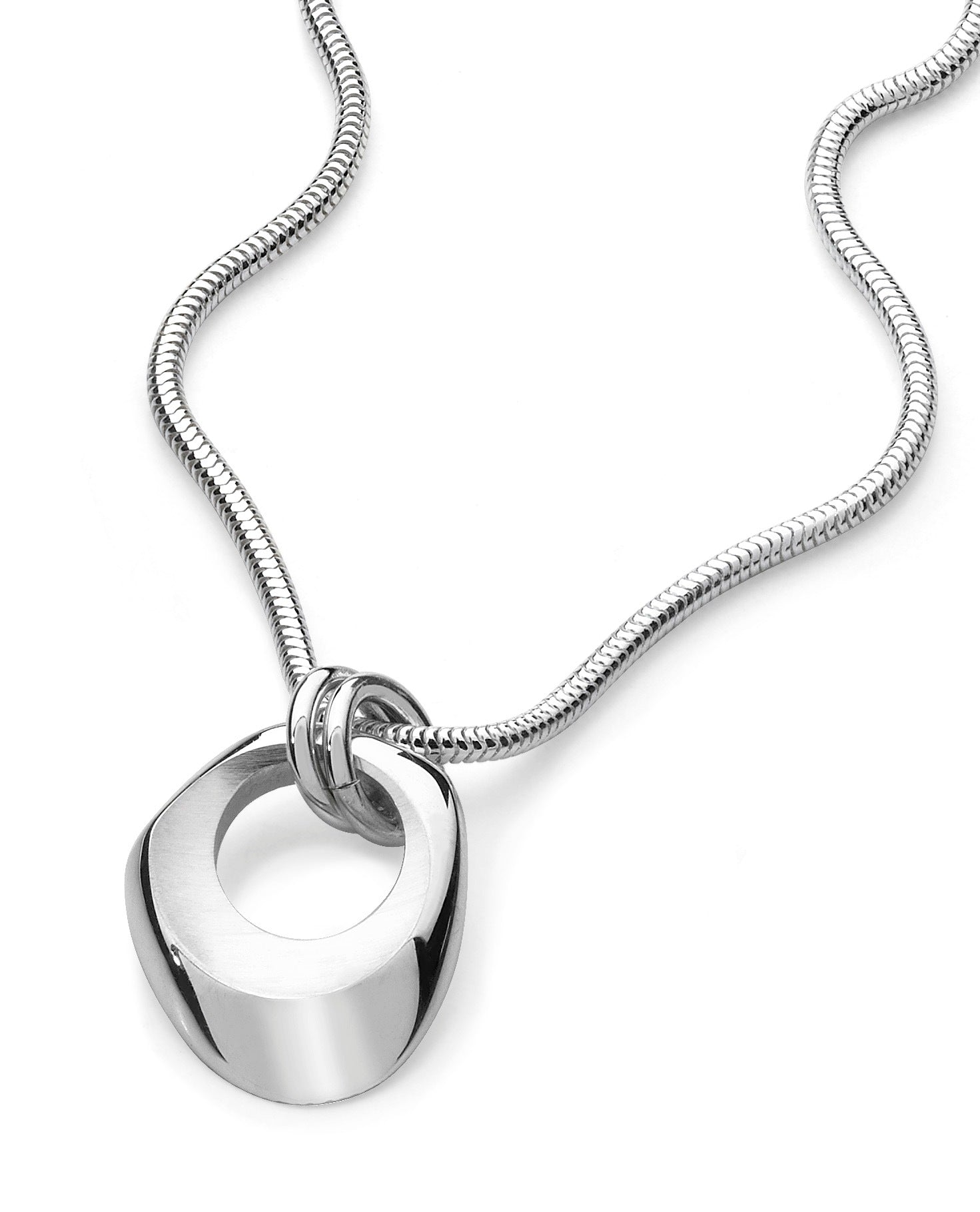 Sterling Silver Crest pendant by Aurora Orkney Jewellery, Orkney, Scotland 