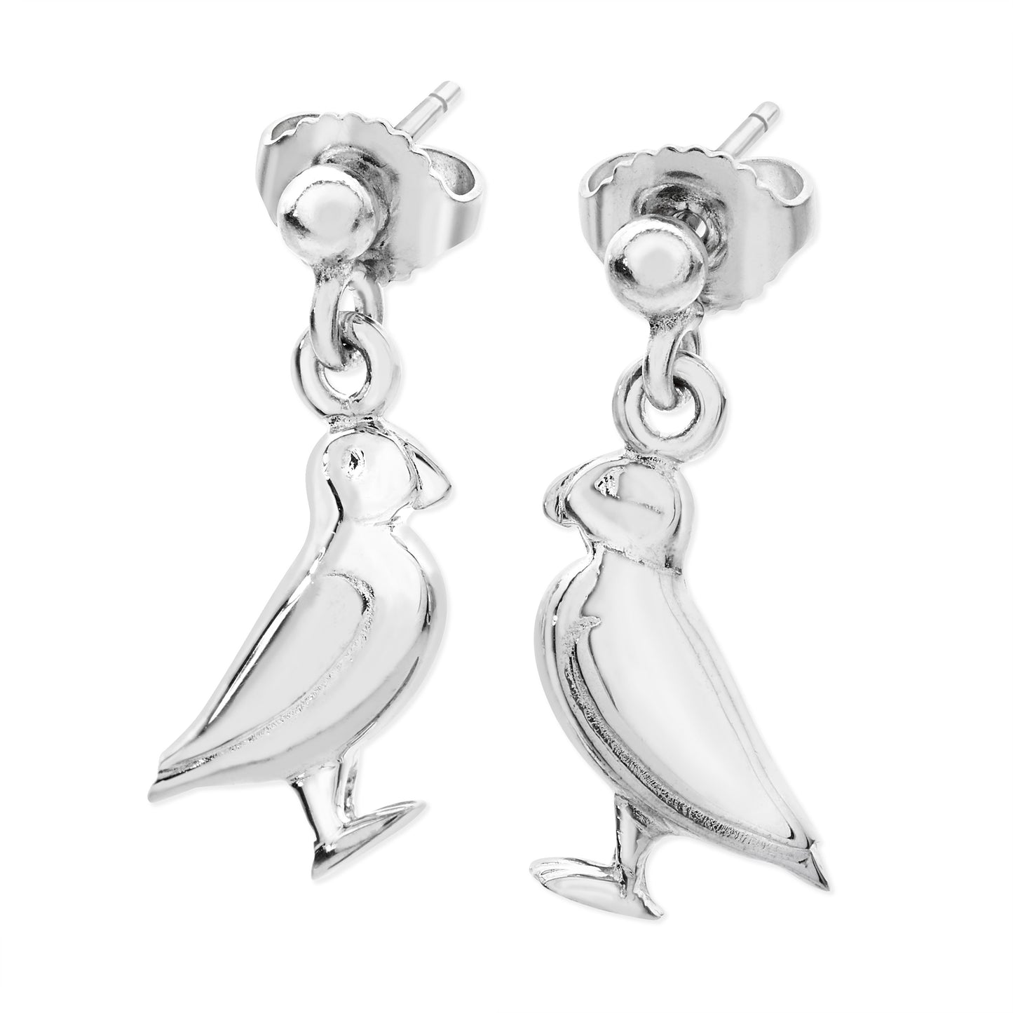 Puffin Earrings 13136 - Aurora Orkney Jewellery