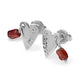 Rose Stud Earrings 14083 - Aurora Orkney Jewellery