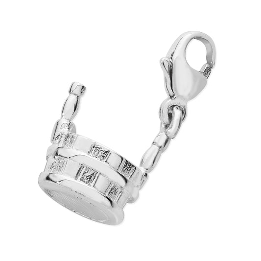 Sterling Silver Brides Cog Charm  - Aurora Orkney Jewellery, Scotland