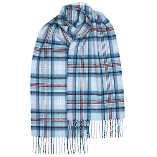 Princess Diana Memorial Tartan Cashmere Scarf