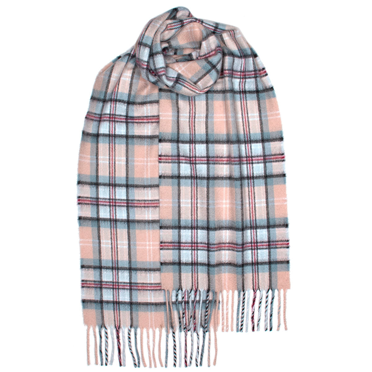 Princess Diana Memorial Tartan Cashmere Scarf