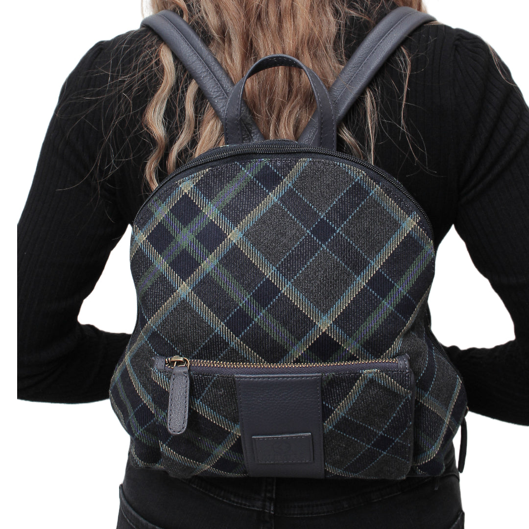 Dee Backpack featuring Spirit of Shetland Tartan