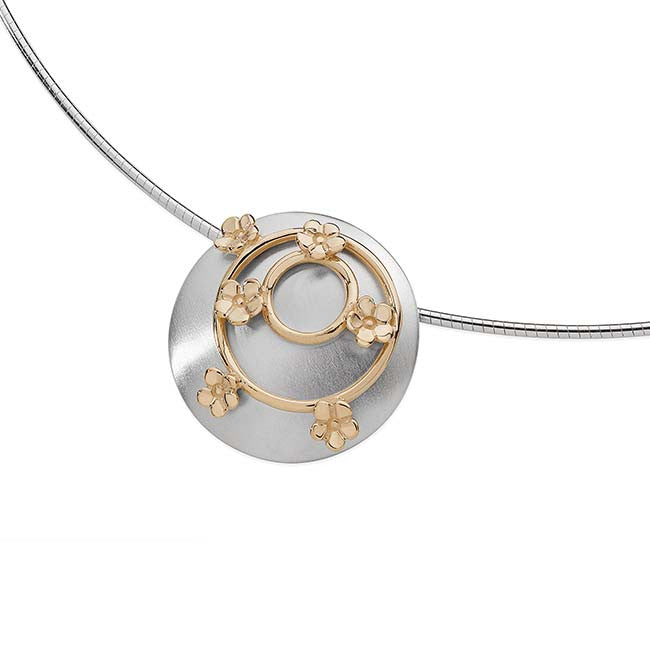 Forget-Me-Not Pendant 15133 - Aurora Orkney Jewellery