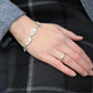 Image of ring being worn, Fea Ring Narrow Silver 16059-3 - Aurora Orkney Jewellery, Orkney, Scotland