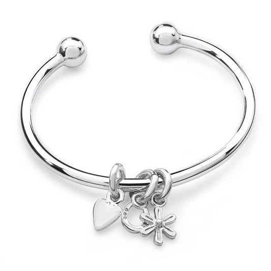 Peedie Folk  Bangle - Aurora Orkney Jewellery