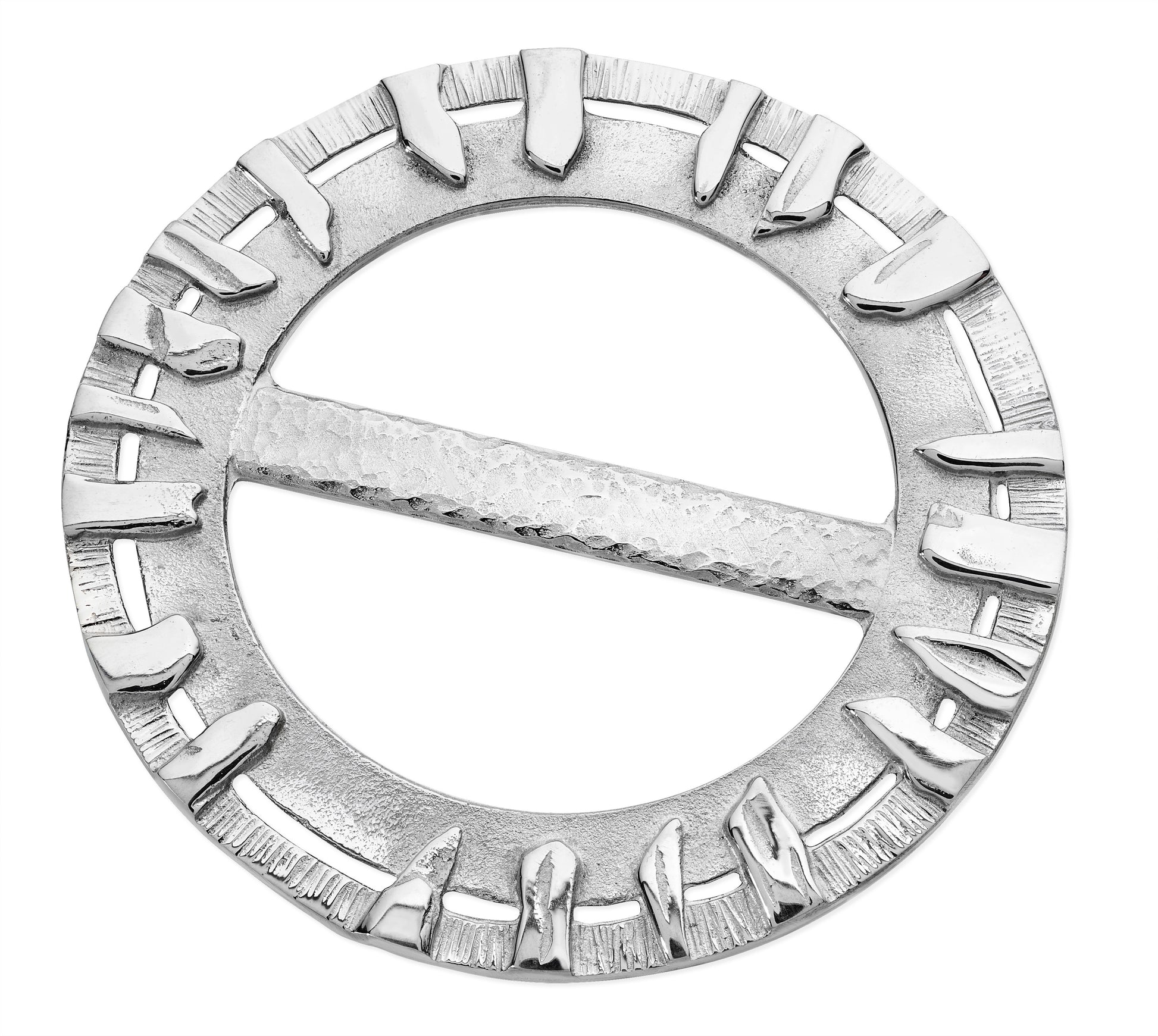 Ring of Brodgar Pewter Scarf Ring - Aurora Orkney Jewellery