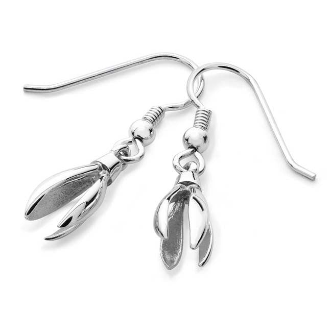 Snowdrop Earrings 1.5cm 13115_1 - Aurora Orkney Jewellery
