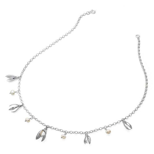 Snowdrop Necklet 17115 - Aurora Orkney Jewellery