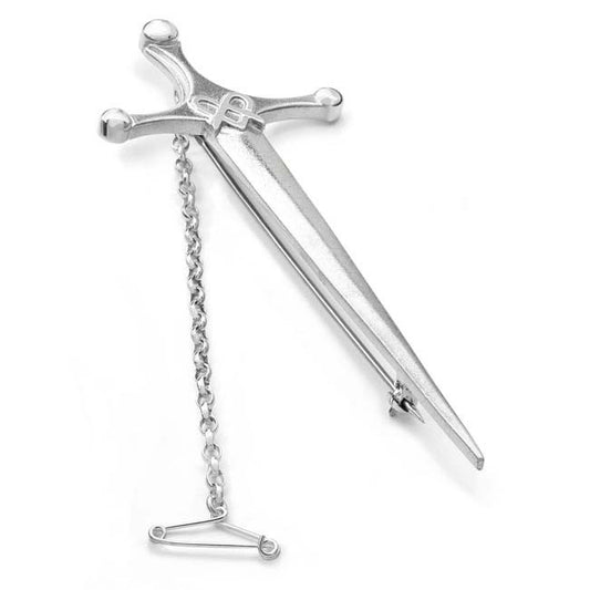 Braveheart silver sword Kilt pin , Aurora Orkney Jewellery, Scotland