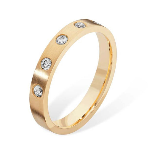 Gold Diamond Ring by Aurora Orkney Jewellery, Orkney, Scotland