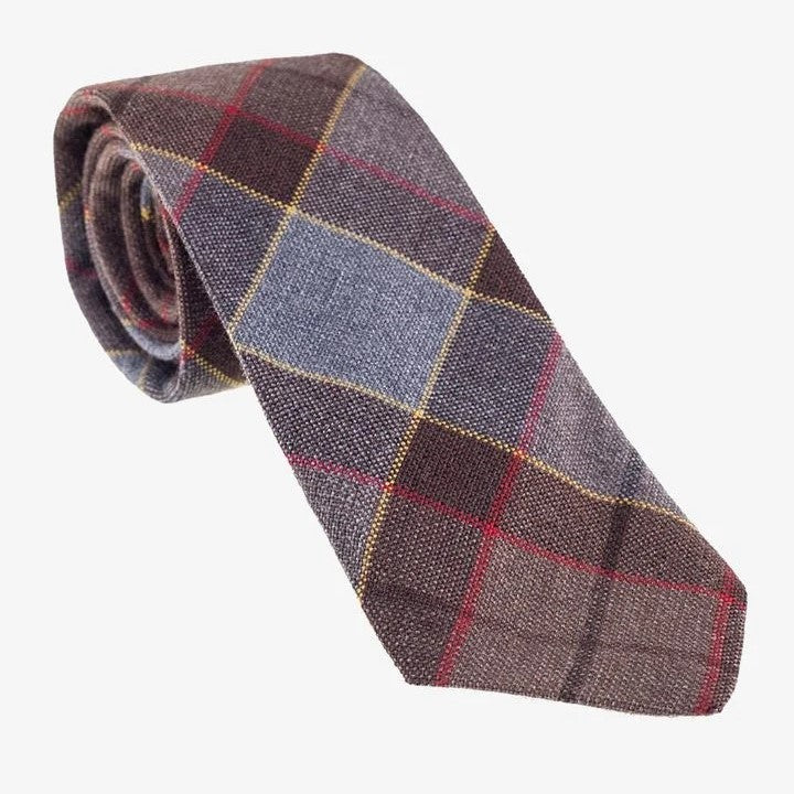 Official Outlander Merchandise Fraser Tartan Neck Tie rolled up image