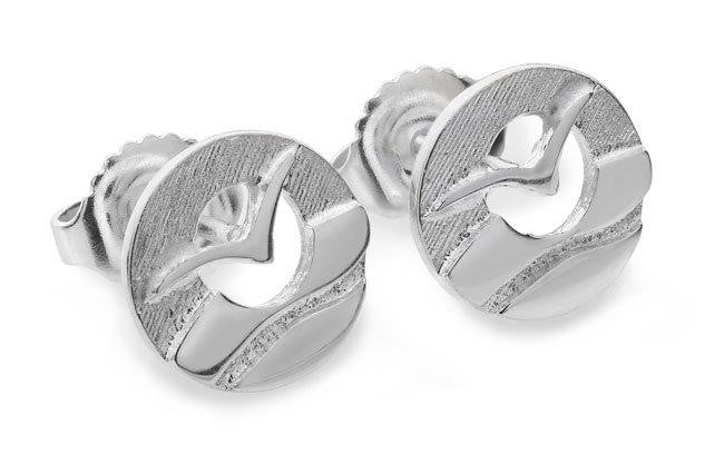 Glide Stud Earrings 14119 - Aurora Orkney Jewellery