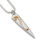 Lyradale Long Pendant Necklace - Aurora Orkney Jewellery
