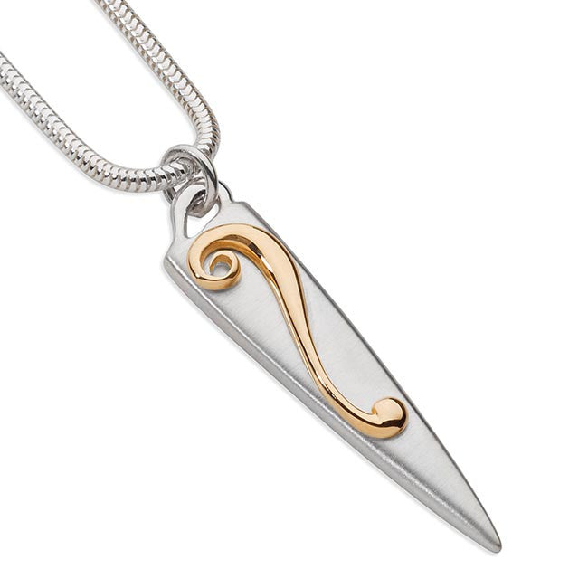 Lyradale Long Pendant Necklace - Aurora Orkney Jewellery
