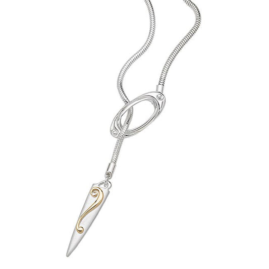 Lyradale Fixed Lariat Necklace - Aurora Orkney Jewellery