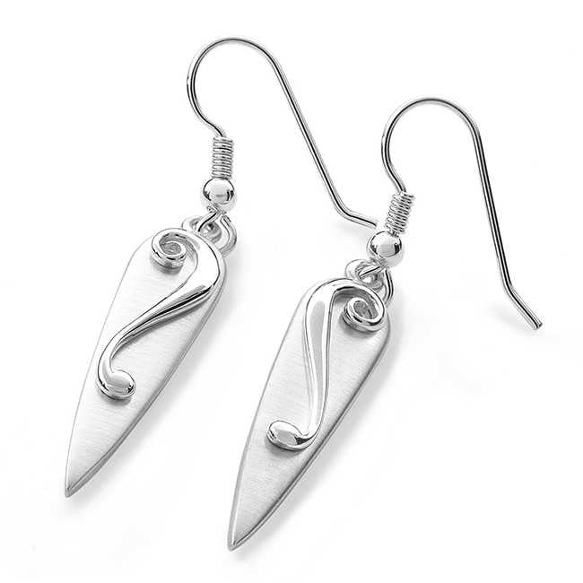 Lyradale Long Drop Earrings - Aurora Orkney Jewellery