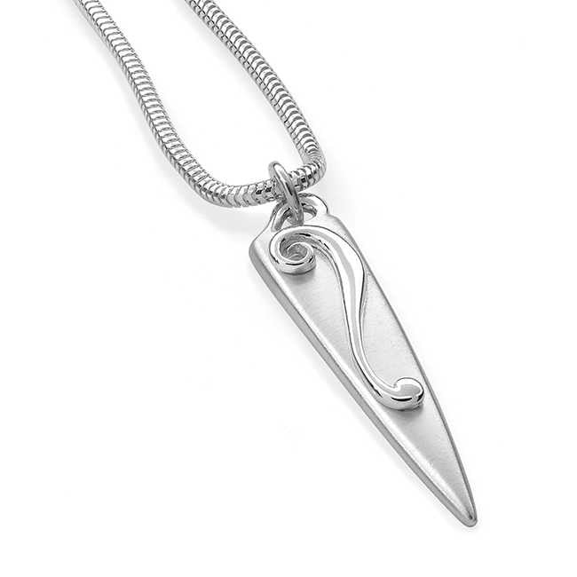 Lyradale Long Pendant Necklace - Aurora Orkney Jewellery