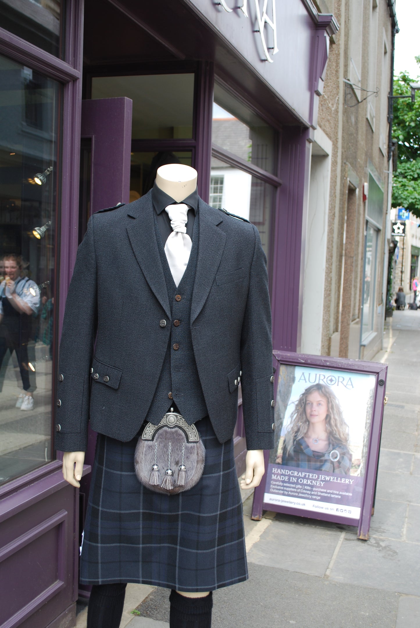 Orkney Slate Aurora Tartan Kilt